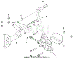 Pedal And Master Cylinder