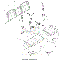 Parts List 10 - Seat and Seat Belts