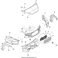 Parts List 8 - Hood and Front Facia