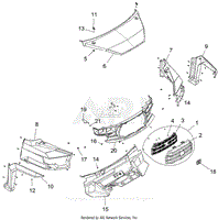 Parts List 6 - Hood And Front Facia