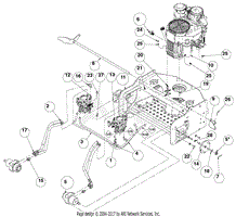 Engine, Hydraulic And Mainframe Assembly