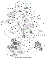 Engine, Hydraulic And Main Frame Assembly