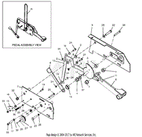 Deck Lift - Pedal (SN 00011-019999)