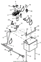 Wiring - Electrical Components And Battery