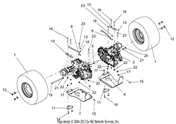 Rear Tire And Transaxle