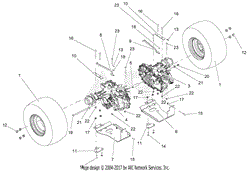 Rear Tire And Transaxle