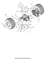 Rear Tire And Transaxle