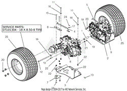 Rear Tire And Transaxle