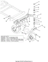 Front Axle And Tire - 60&quot;