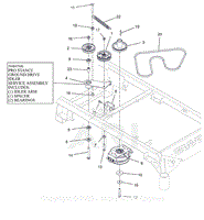 Parts List 13 - Drive Belt and Clutch