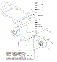 Parts List 19 - Front Casters