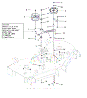 Parts List 22 - Idlers and Sheaves - 48&quot; &amp; 52&quot;