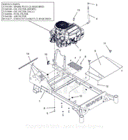 Parts List 17 - Engine and Frame - EFI