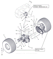 Parts List 27 - Rear Tires and Transaxles