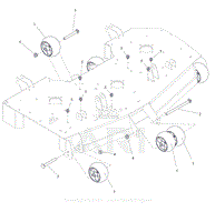 Parts List 3 - Anti-Scalp Wheels and Baffles - 48&quot;