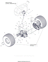 Parts List 29 - Rear Tires and Transaxles