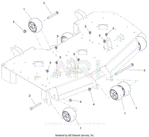 Parts List 5 - Anti-Scalp Wheels and Baffles - 48&quot;