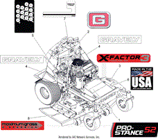 Parts List 7 - Decals - Style - 52&quot;