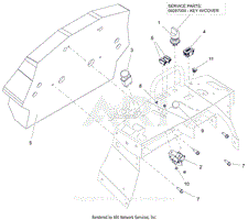 Parts List 25 - Operator Pad and Switches - EFI