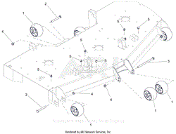 Parts List 5 - Anti-Scalp Wheels and Baffles - 60&quot;