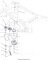 Parts List 11 - Drive Belt and Clutch - 48 Inch and 52 Inch