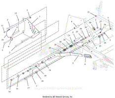 Parts List 19 - Height of Cut - 48 Inch and 52 Inch