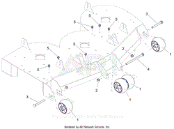 Parts List 3 - Anti-Scalp Wheels and Baffles - 48 Inch