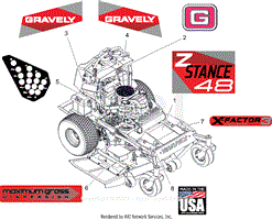 Parts List 6 - Decals - Styling - 48 Inch