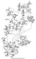 MOWER HOUSING &amp; FRAME