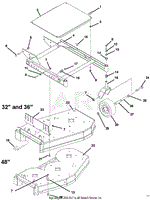 32&quot;, 36&quot; And 48&quot; Fixed Deck And Mower Frame