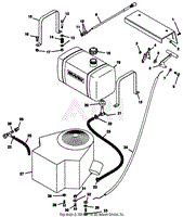 Fuel And Exhaust System - 16 And 17 H.P. Units