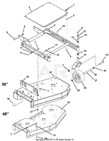 36&quot; And 48&quot; Fixed Deck And Mower Frame