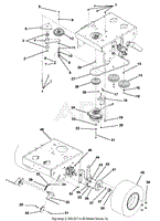 PTO, Wheel Motors And Parking Brake - 36&quot;