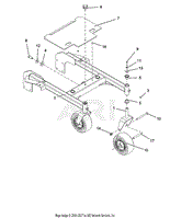 Belt Shield And Caster Wheels - 36&quot;