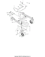 Belt Shield And Caster Wheels - 48&quot;