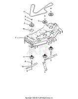 Deck, Belt, Blades And Spindles - 52&quot;