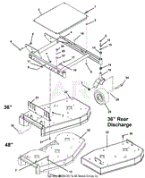36&quot; And 48&quot; Fixed Deck And Mower Frame