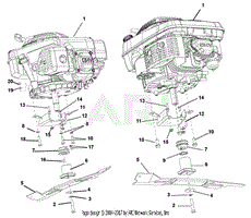 Engine, Blade and Belt