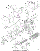 Fuel And Exhaust System - 13.5 HP Robin / 12.0 HP Kohler