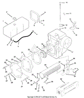 FUEL AND EXHAUST SYSTEM - 12HP - INTERNATIONAL