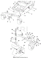 Front Axle, Casters and Wheels