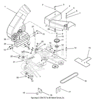 Blower Assembly To Mower Deck