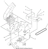 Blower Assembly To Mower Deck - 48 &amp; 54 Inch Decks