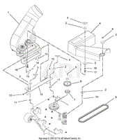 Blower Mounting (42 Inch Deck)