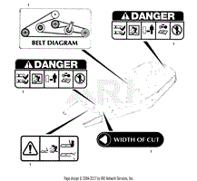 MOWER DECALS