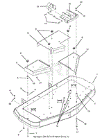 60&quot; MOWER DECK - REAR DISCHARGE