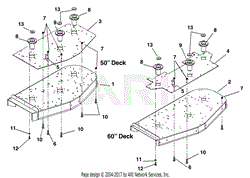 50&quot; &amp; 60&quot; Deck And Spindles