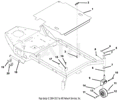 Mower Deck Cover and Caster Wheels