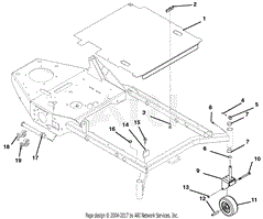 Mower Deck Cover and Caster Wheels