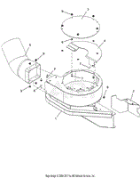 Baffle And Blower Housing - 52&quot;